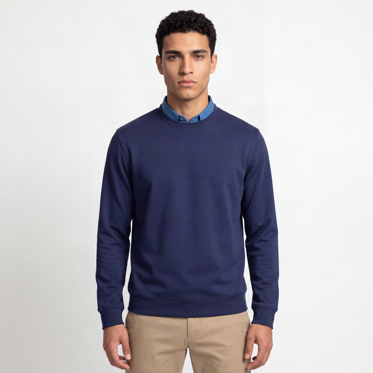Clubhouse Crewneck | Solid Navy