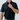 Front view of the Palmetto Clothing The Wayne Polo in Black featuring a clean solid design and premium performance fabric. A versatile black golf shirt for men built for golf, work, and everyday life.