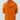 Back view of the Vibrant Orange golf hoodie featuring lightweight construction, athletic styling, and performance golf clothing made for everyday wear.